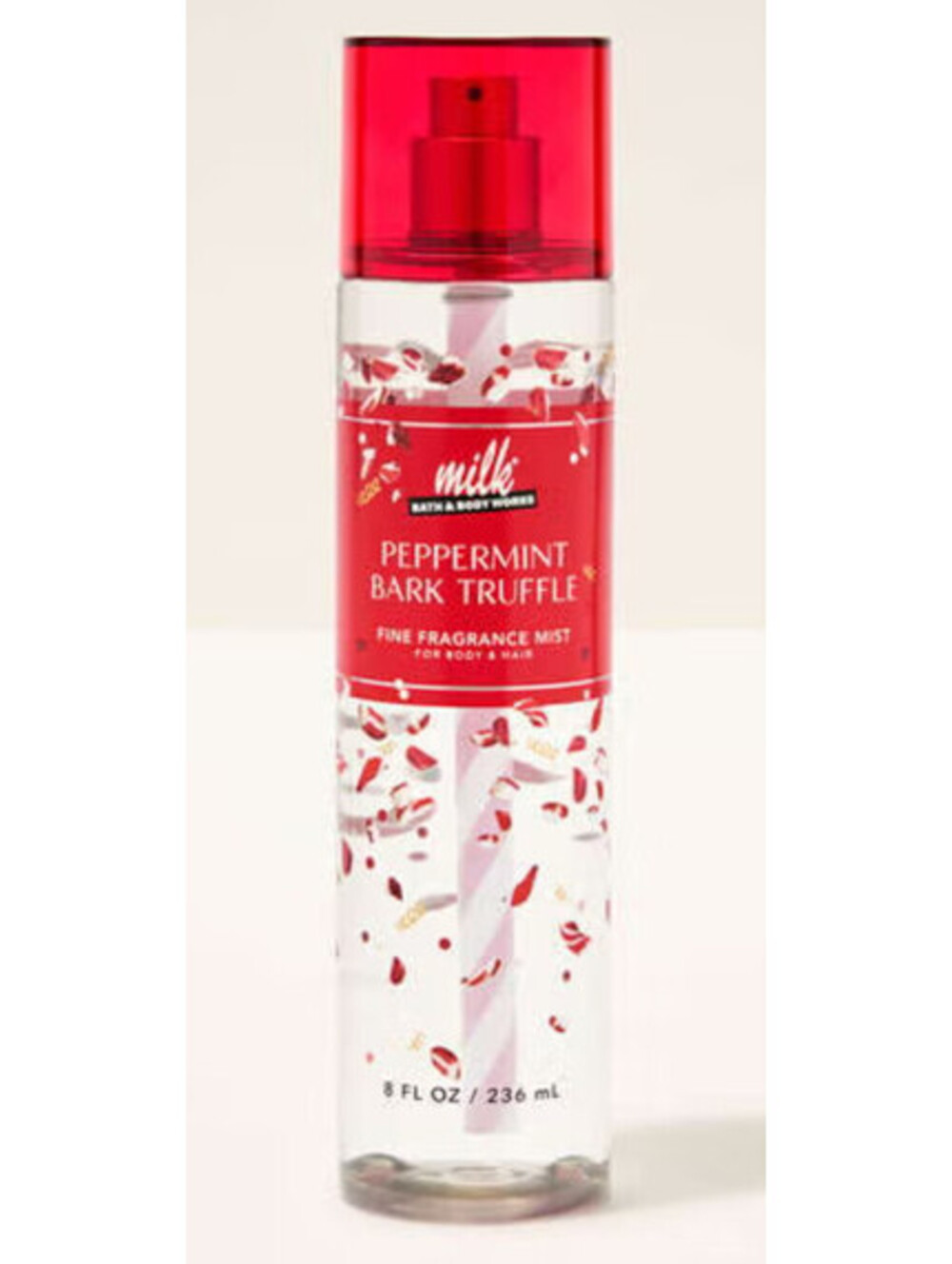 Bath & Body Works Peppermint Bark Truffle Fine Fragrance Mist 8 oz Holiday